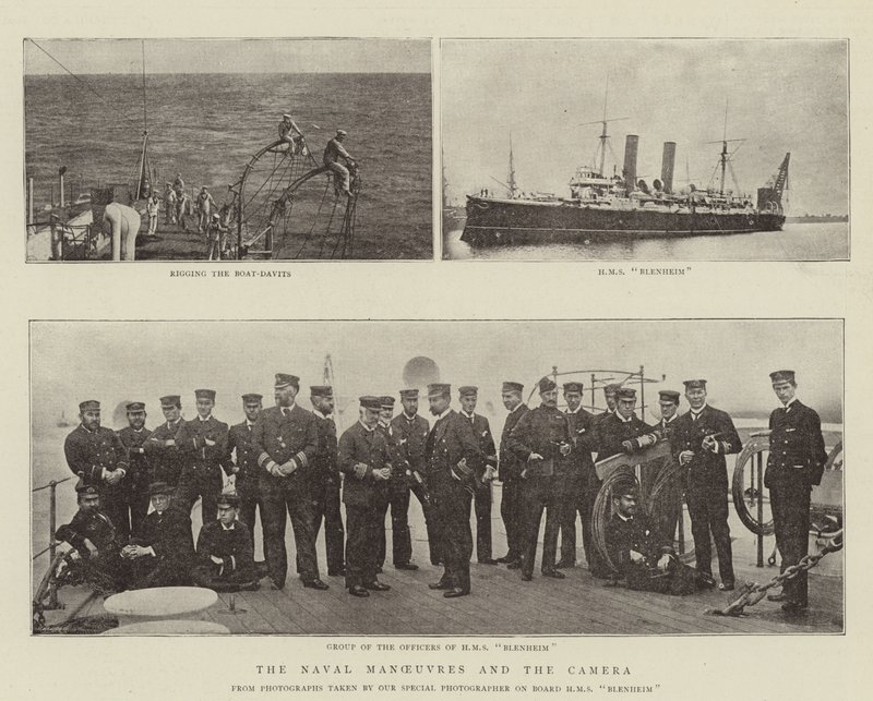 De Marine Manoeuvres en de Camera door English Photographer