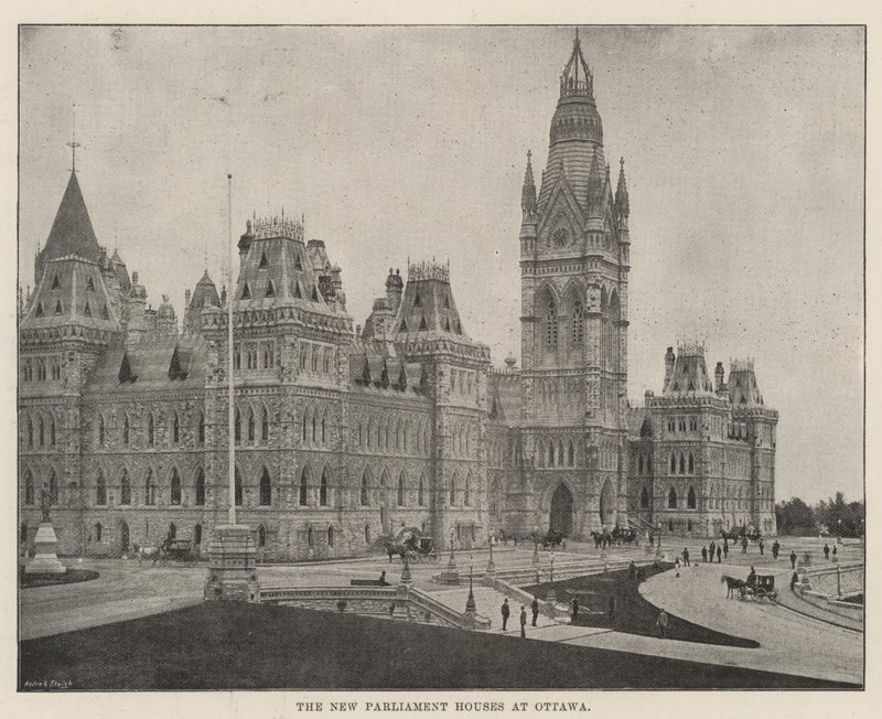 De Nieuwe Parlementsgebouwen in Ottawa door English Photographer