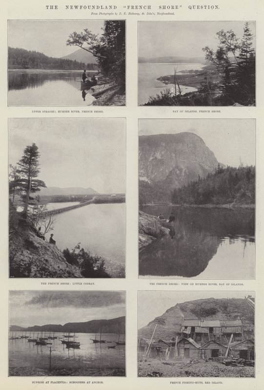 De Newfoundland Franse Kustkwestie door English Photographer