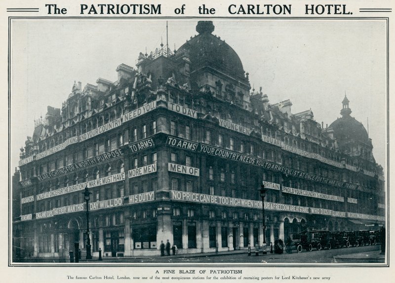 Het Patriottisme van het Carlton Hotel door English Photographer