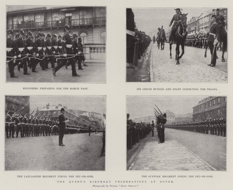 De Verjaardagsvieringen van de Koningin in Dover door English Photographer
