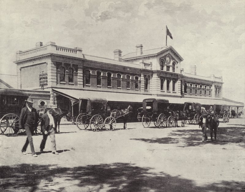 Het Treinstation, Perth, West-Australië door English Photographer