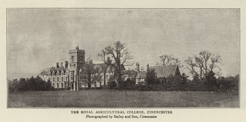 Het Koninklijk Landbouwcollege, Cirencester door English Photographer