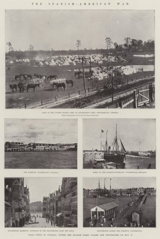 De Spaans-Amerikaanse Oorlog door English Photographer
