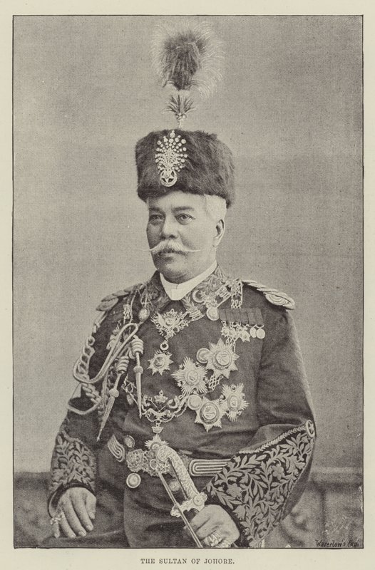 De sultan van Johore door English Photographer