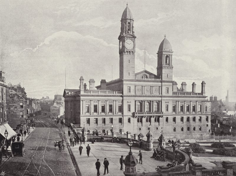 Het Stadhuis, Paisley door English Photographer