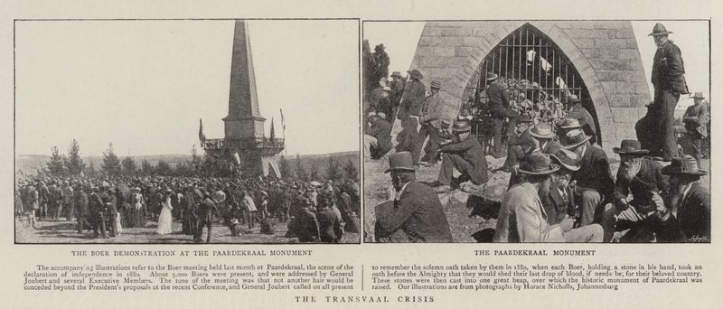 De Transvaal-crisis door English Photographer