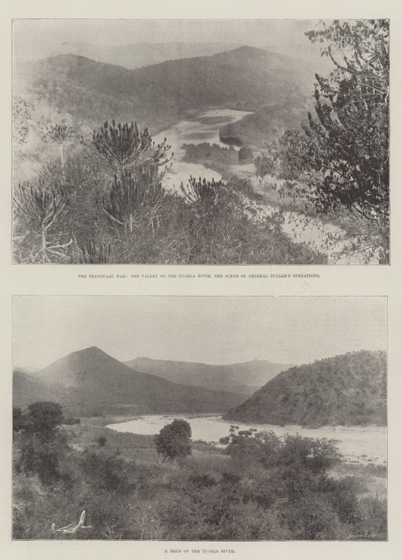 De Tugela-rivier door English Photographer