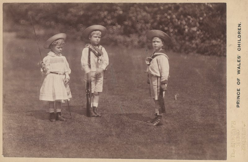 De kinderen van Edward, Prins van Wales door English Photographer