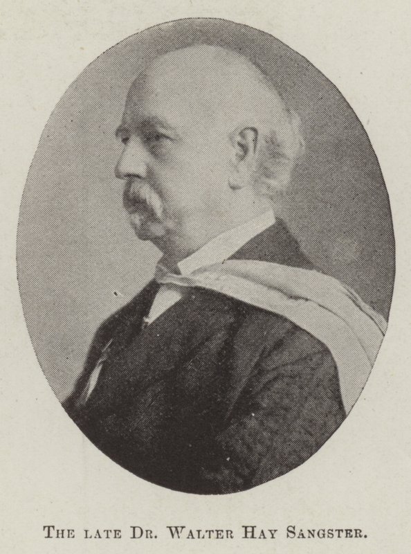 Wijlen Dr. Walter Hay Sangster door English Photographer