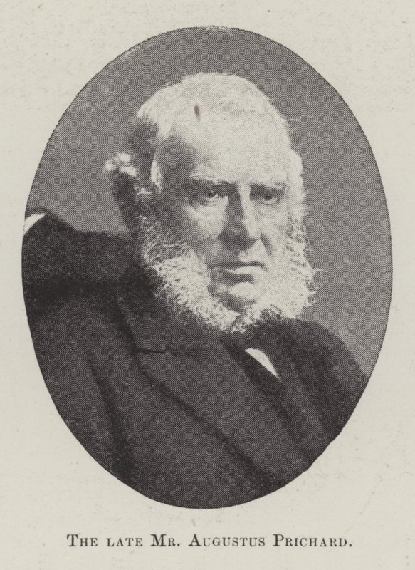 De overleden heer Augustus Prichard door English Photographer