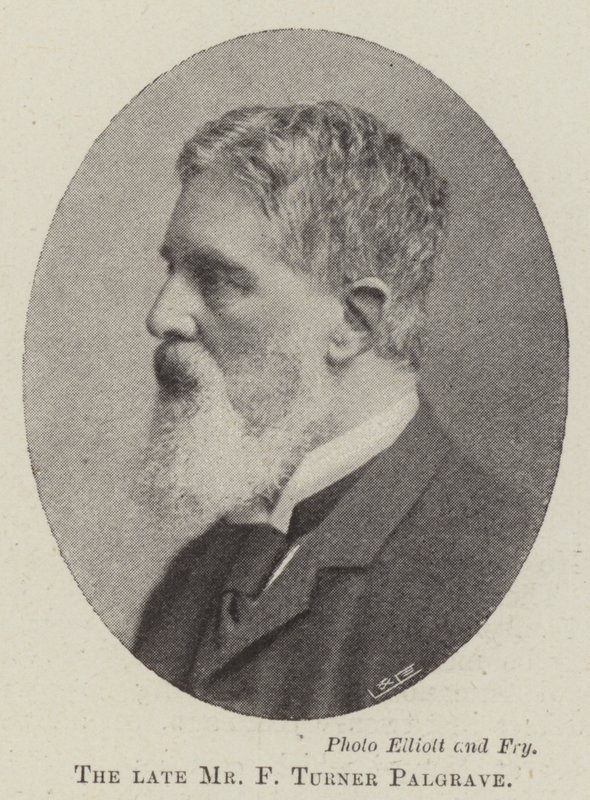De overleden Mr F Turner Palgrave door English Photographer