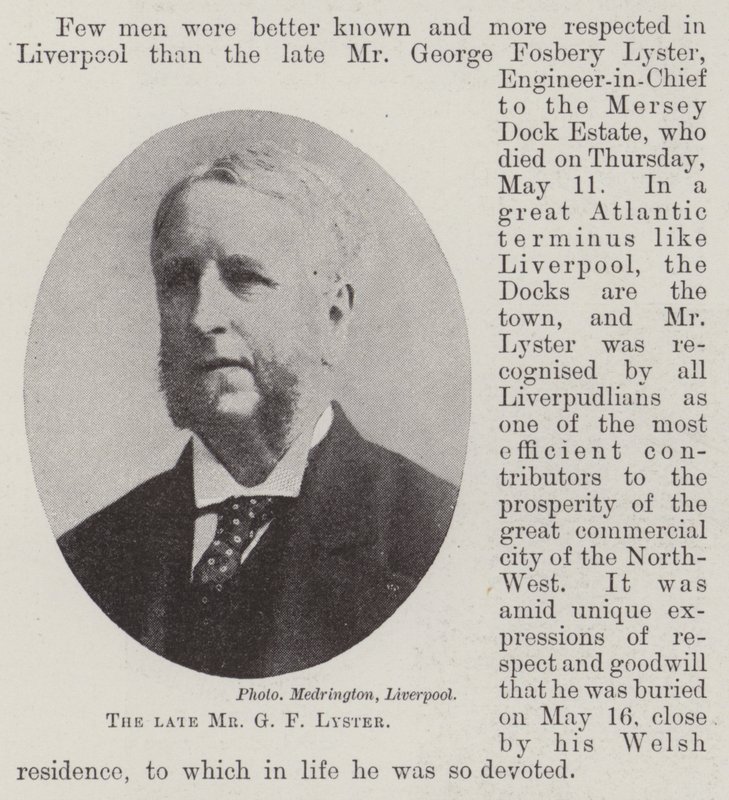 De wijlen Mr G F Lyster door English Photographer