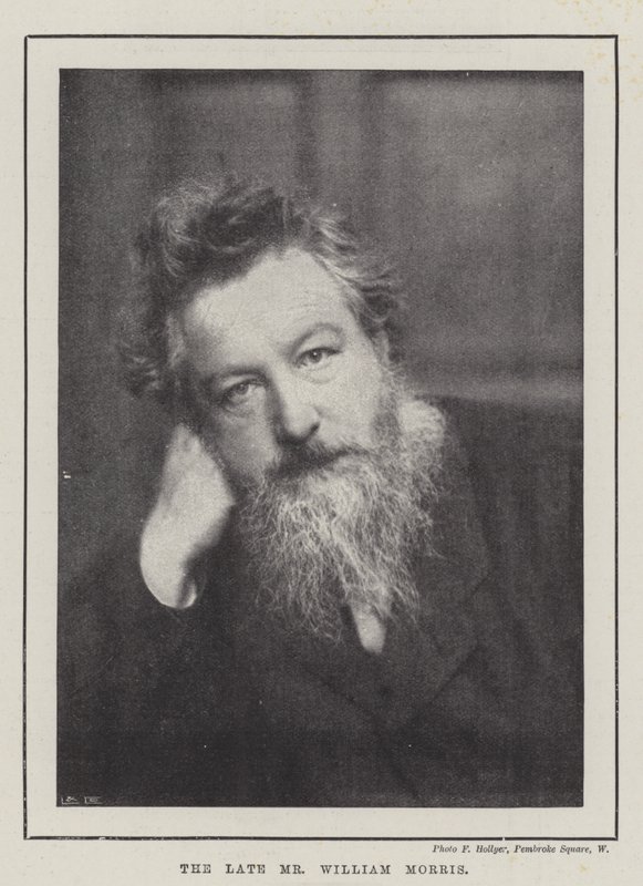 De overleden Mr William Morris door English Photographer