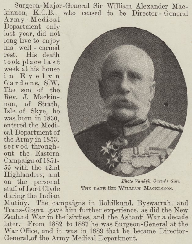 De wijlen Sir William Mackinnon door English Photographer