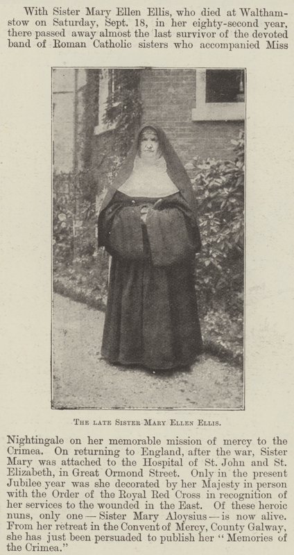 Zuster Mary Ellen Ellis door English Photographer