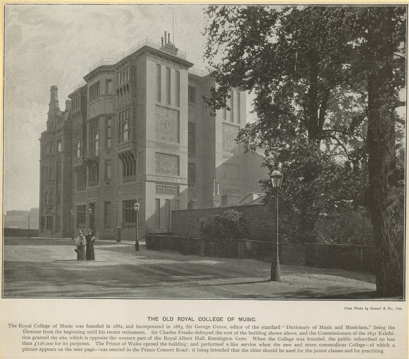 Het oude Royal College of Music door English Photographer