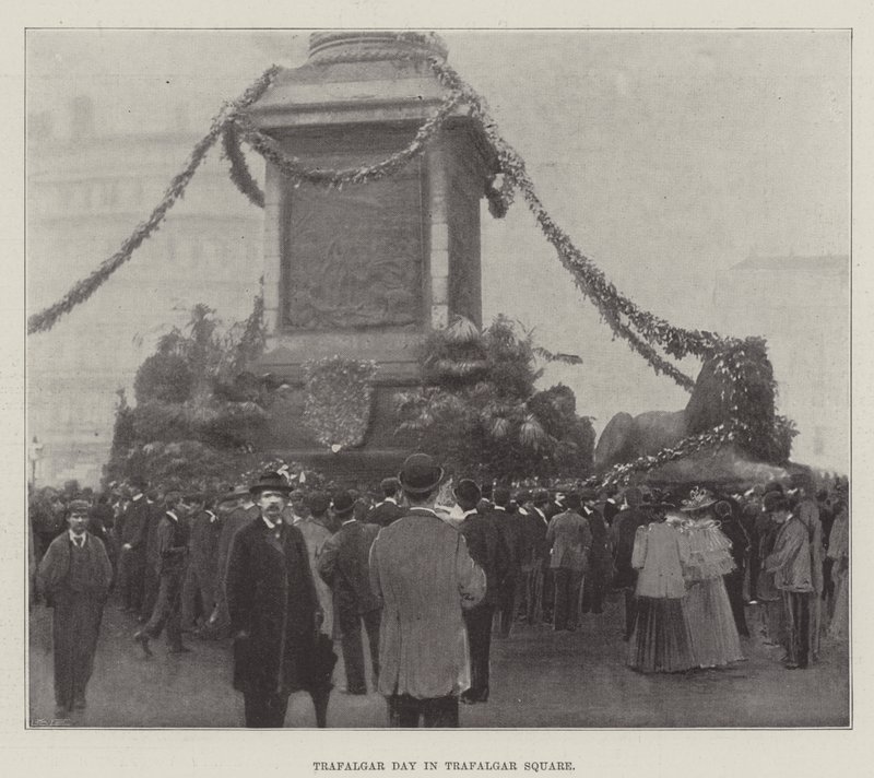 Trafalgar Day op Trafalgar Square door English Photographer
