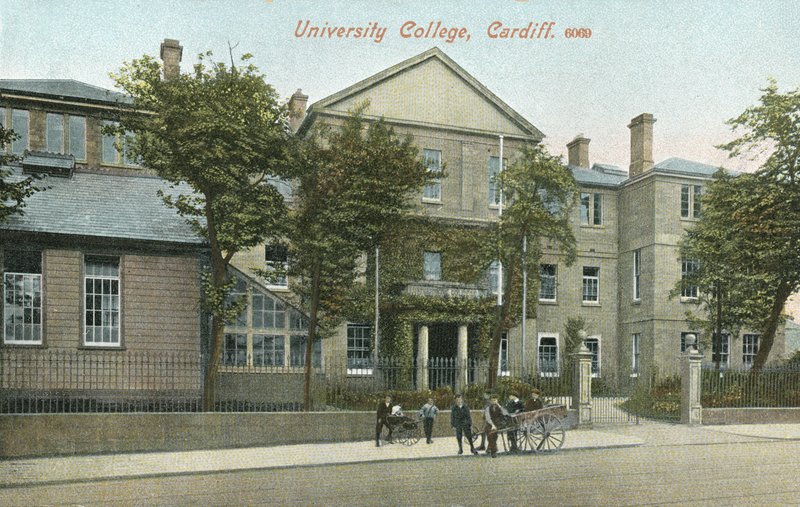 University College, Cardiff door English Photographer