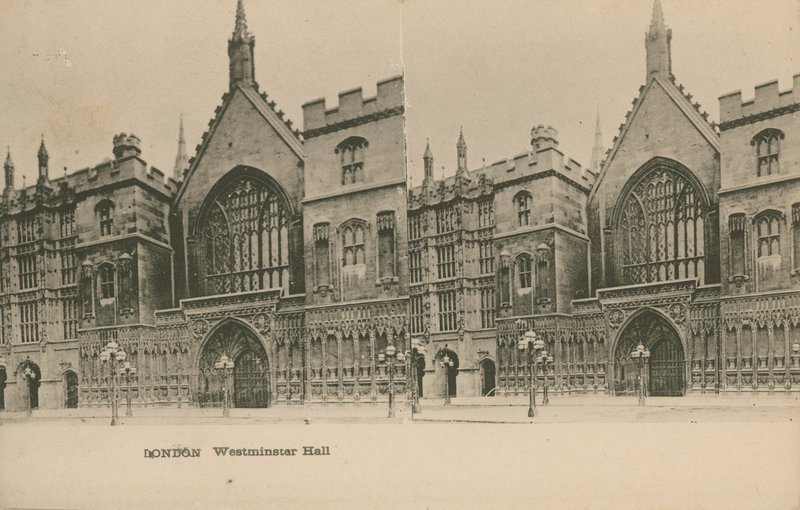 Westminster Hall, Londen door English Photographer