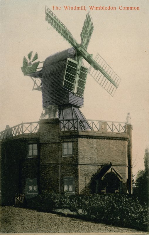 Windmolen, Wimbledon Common door English Photographer