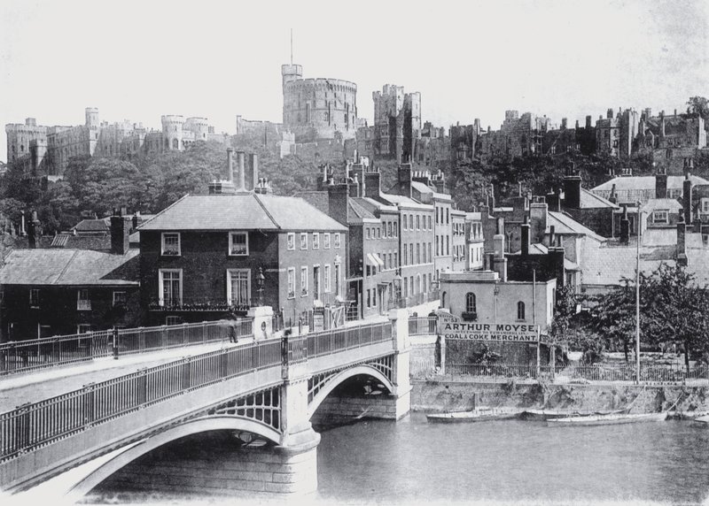 Windsor Castle vanaf de brug door English Photographer