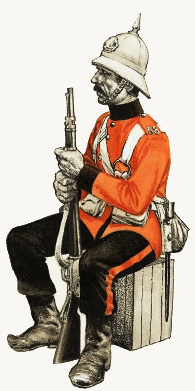58e Voet 1880 (Rutlandshire) Privé door English School