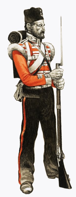 89e. Voet Privé 1854 Grenadier door English School