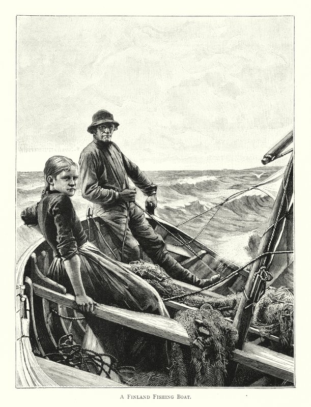 Een Finse Vissersboot door English School