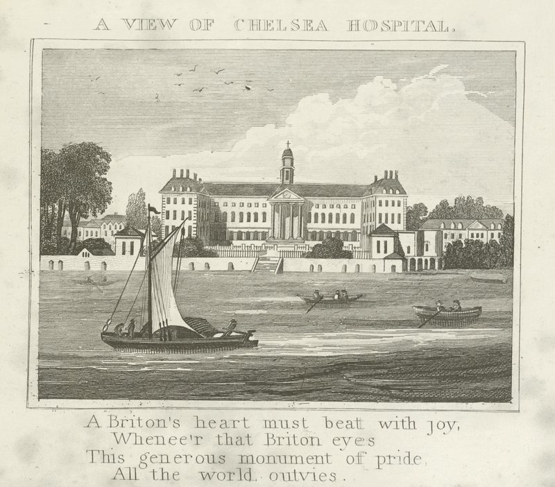 Een Uitzicht op Chelsea Hospital door English School