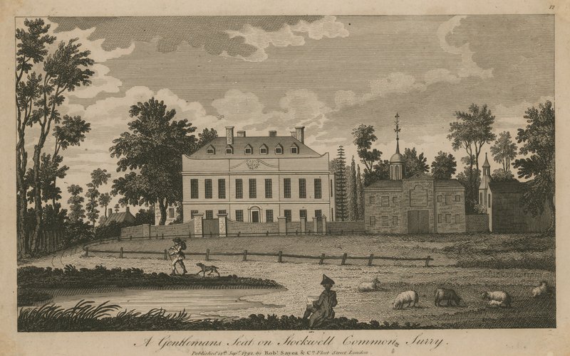 Een herenhuis op Stockwell Common, Surrey door English School
