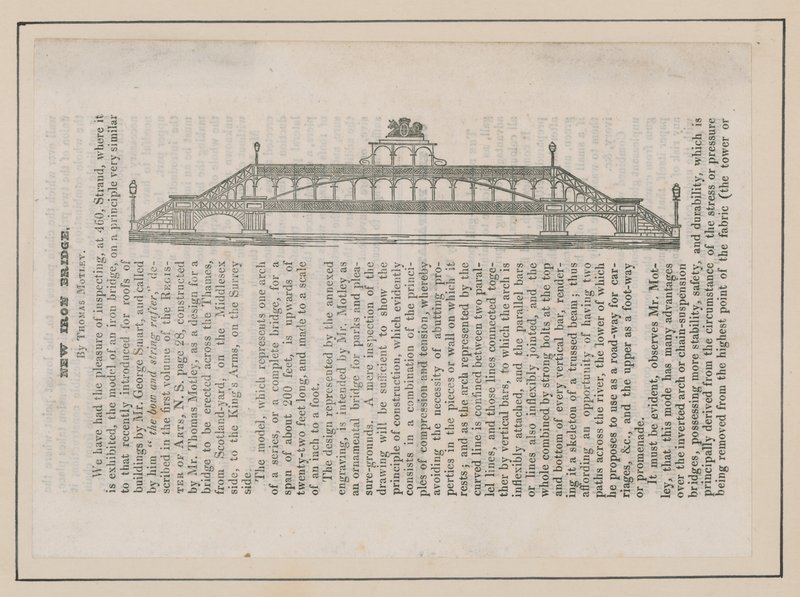 Een voorgestelde dubbeldeksbrug over de Theems door English School