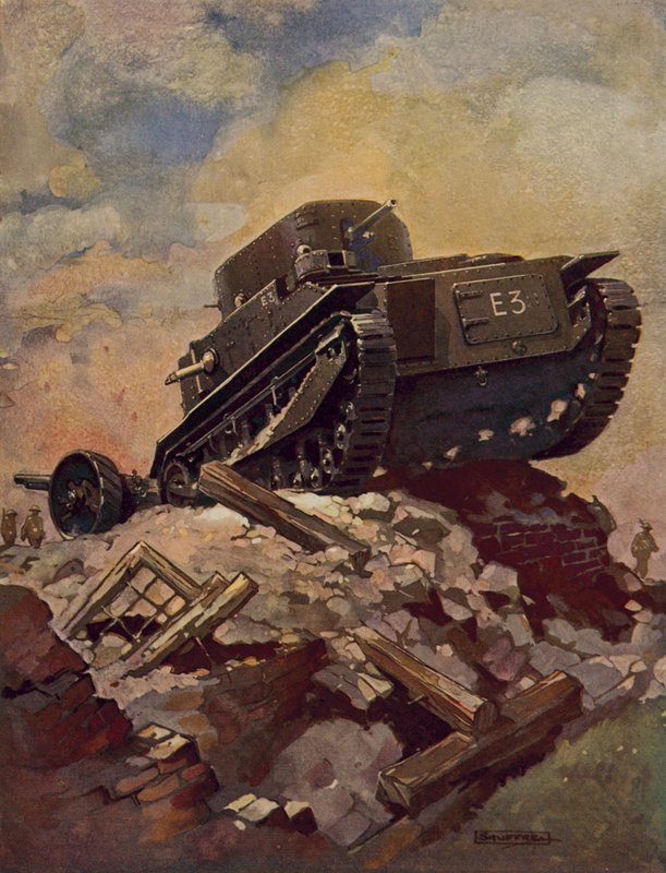 Een tank door English School