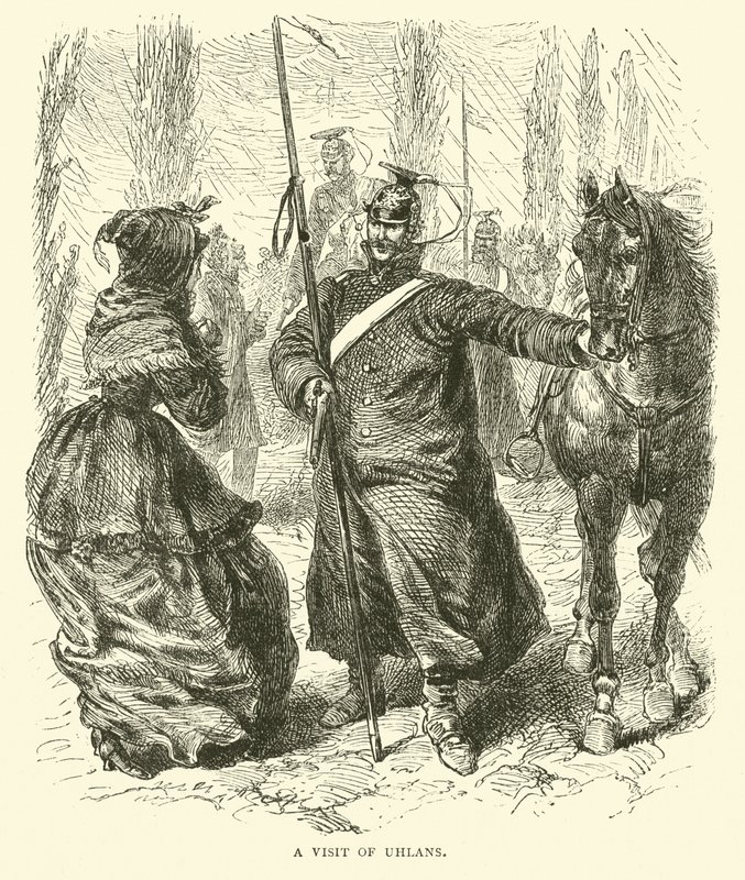 Een bezoek van Ulanen, maart 1871 door English School