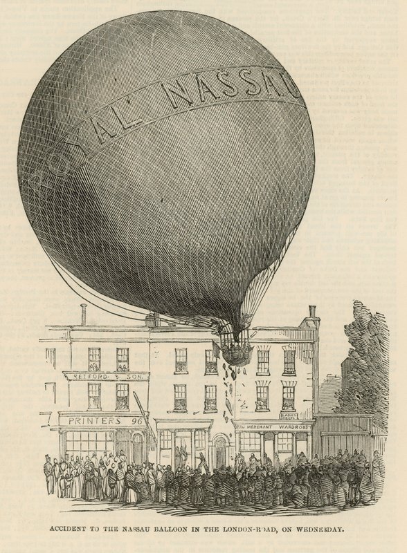 Ongeluk met de Nassau Ballon door English School
