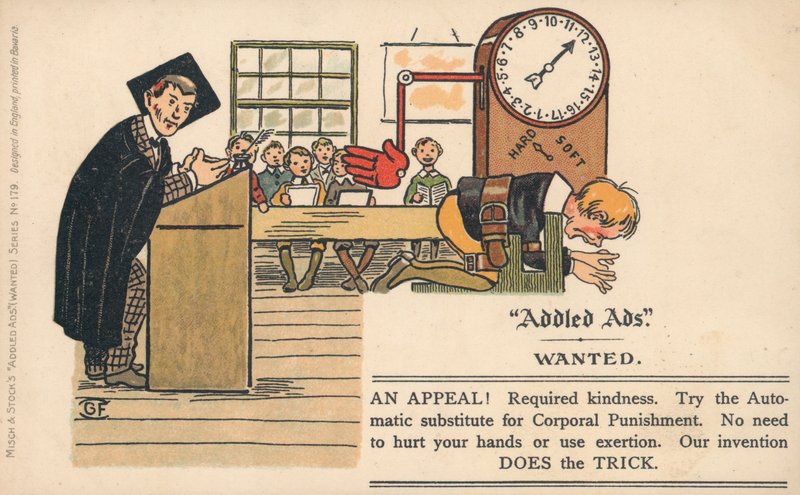 Addled Ads ansichtkaart door English School