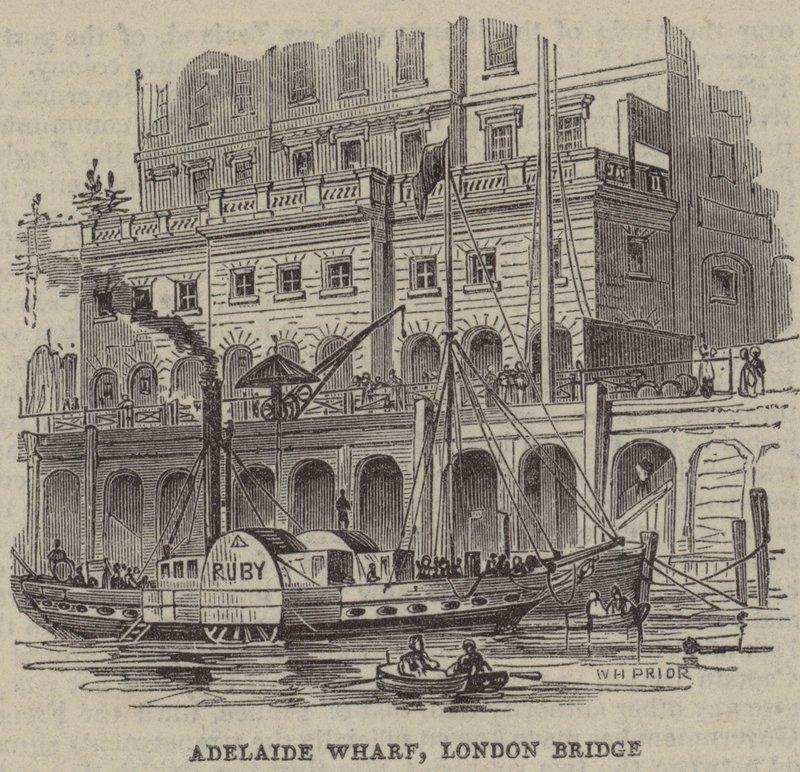Adelaide Wharf, London Bridge door English School