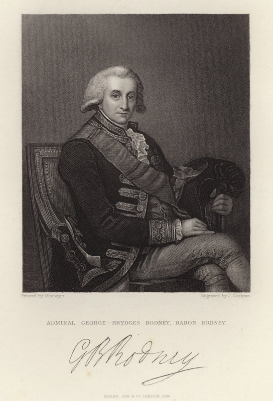 Admiraal George Brydges Rodney door English School
