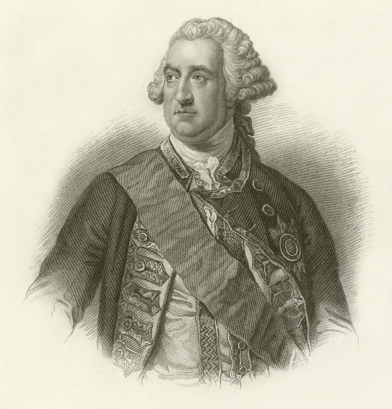 Admiraal Lord Hawke door English School