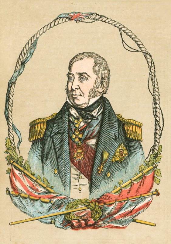 Admiraal Sir Charles Napier door English School