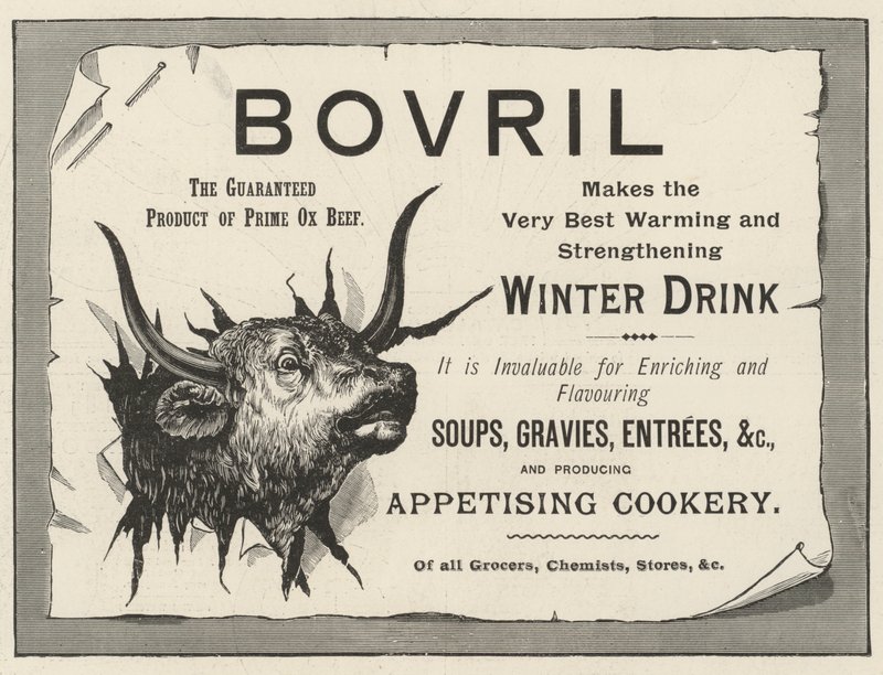 Advertentie, Bovril door English School