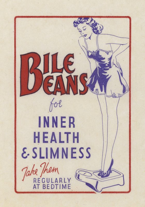 Advertentie voor Bile Beans door English School