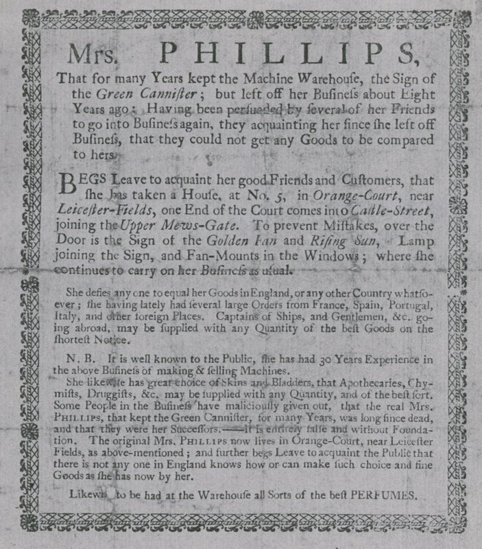 Advertentie voor Mevrouw Phillips door English School