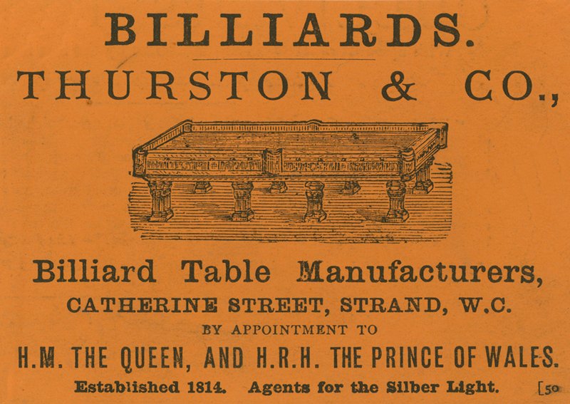 Advertentie voor Thurston & Co door English School
