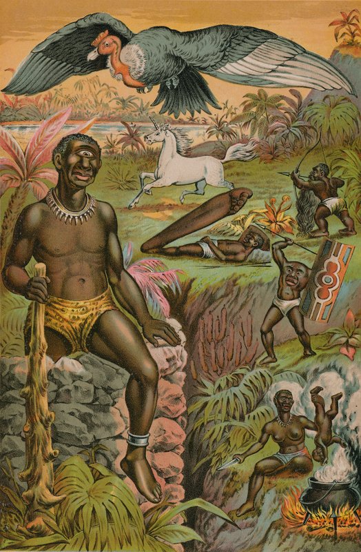 Afrikaanse bijgeloof geïllustreerd door English School