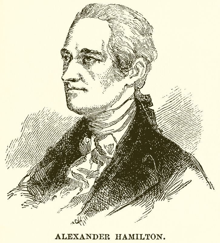 Alexander Hamilton door English School