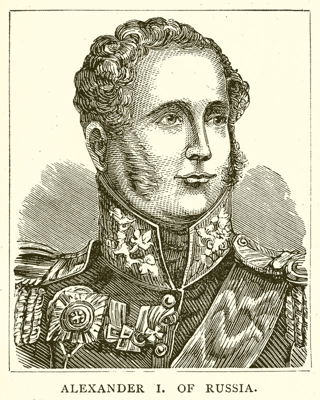 Alexander I van Rusland door English School