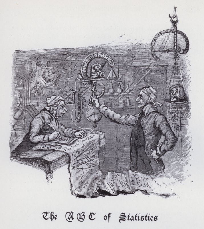 Een ABC van Statistieken (gravure) door English School