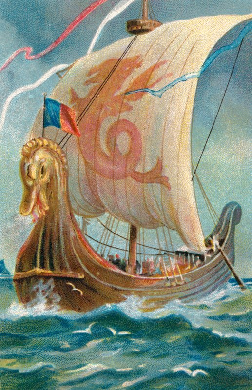 Angelsaksisch schip door English School