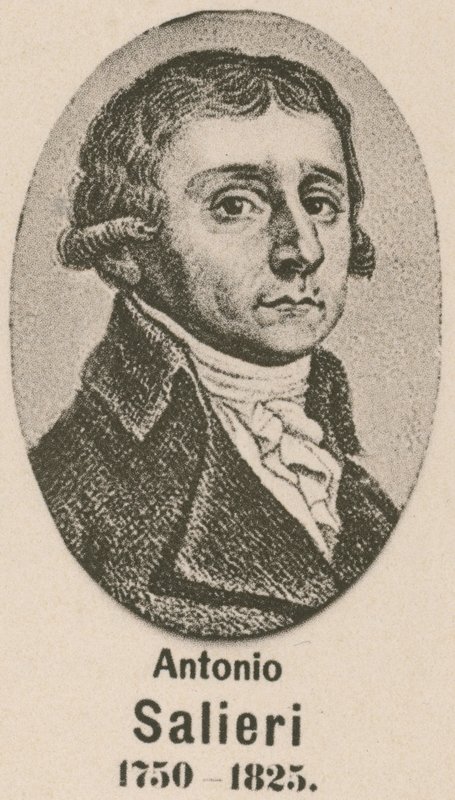 Antonio Salieri (gravure) door English School